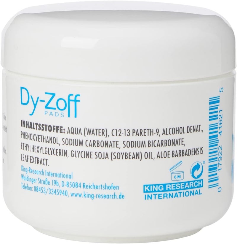 Dy-Zoff Hair Dye Stain Remover Pads - 80 Count Tub with Aloe Vera - Image 2